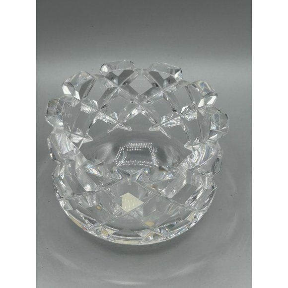 Orrefors Sweden Small Crystal Bowl Dish Scalloped Edges "Sofiero" GUNNAR CYRÉN - Picture 6 of 12